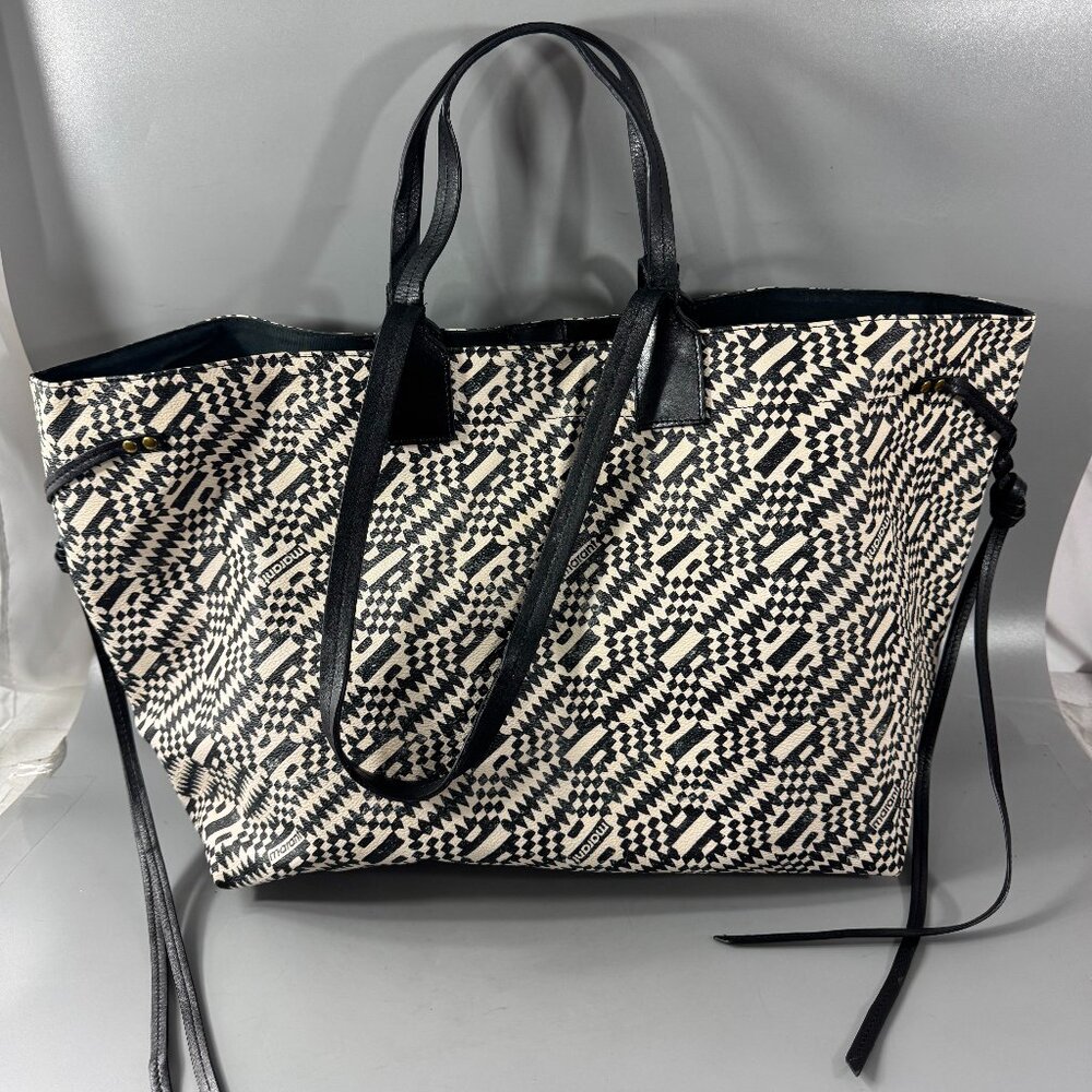 Isabel Marant Tote Bag, Black/White